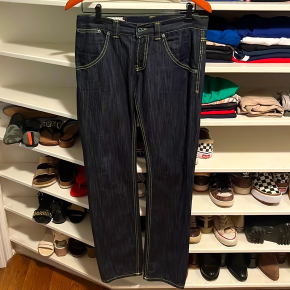 Dondup Milano dark denim jeans ‘Dandy’ cotton/Kashmir- 28 - Picture 2 of 7